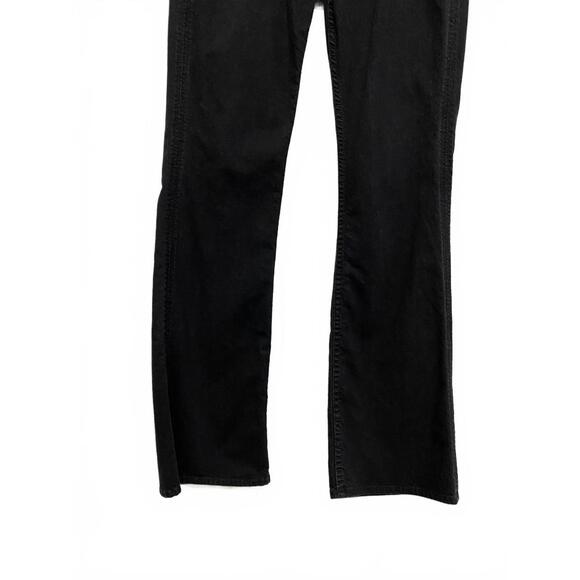 HUDSON Jeans Women's Black Flare Jeans Size 30 32” waist Flap Pockets - Picture 3 of 8